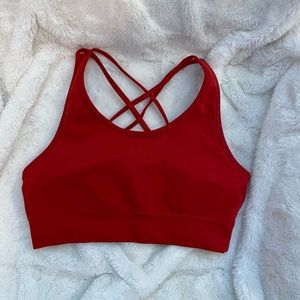 ALPHALETE REVIVAL BRA OLDER VERSION SCARLET